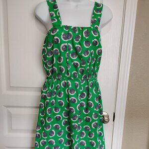 Super cute handmade green snail sundress sz small 6 one of a kind ORIGINAL!